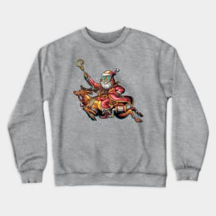 Steampunk Santa Crewneck Sweatshirt